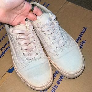 ww Vans Old Skool Mono Canvas Pink Sneaker W 7.5